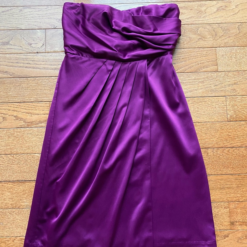 Satin Strapless Dress